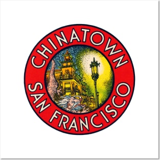 Vintage Chinatown San Francisco Posters and Art